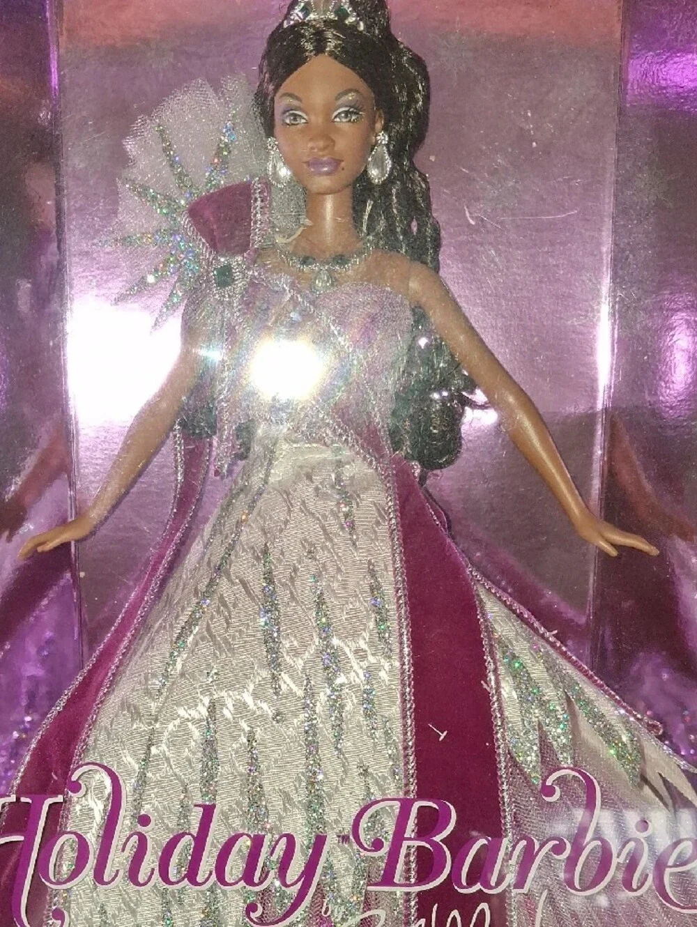 Barbie Holiday 2005 Doll - Pink, White, Silver